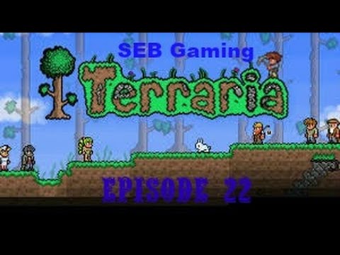 Terraria Xbox - Grappling hook, Obsidian, NPC's and Helstone gear {22}