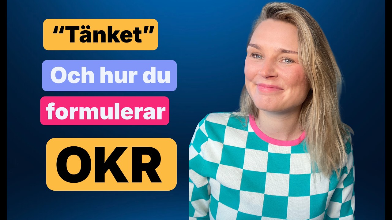 OKR: Formulera mål