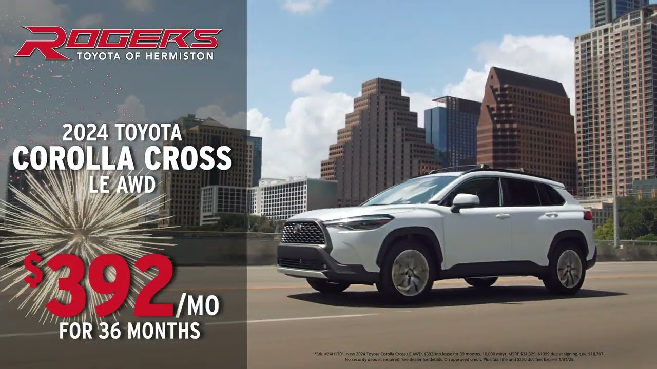 It's a New Year, Get a New Ride at Rogers Toyota of Hermiston! [Corolla Cross :30]