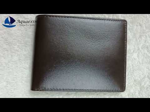 Genuine Leather Wallet Smooth & Shiny With RFID For Men