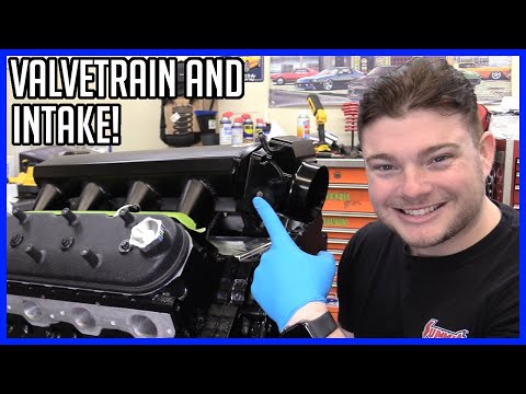 How to Build a 5.3L LS LM7 V8 - Part 9: Valvetrain, Valve Covers, Intake Manifold and Throttle Body!