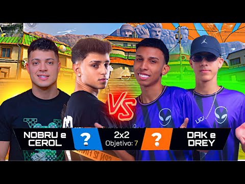 CEROL e NOBRU ATIVOU O PRIME para ENFRENTAR DAK e DREY Nesse 2x2!