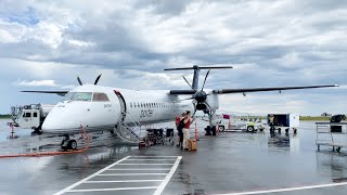 Why PORTER Is Better Than AIR CANADA | Porter Q400 Review | Chicago Midway To Moncton LeBlanc