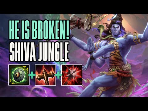Shiva is just a MENACE👌😁 - Jungle (SMITE Conquest)