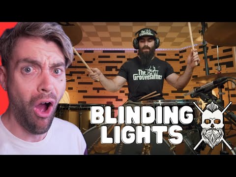"UK Drummer REACTS to BLINDING LIGHTS - THE WEEKEND | DRUM COVER ¨EL ESTEPARIO SIBERIANO REACTION"