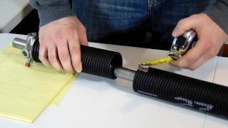 How to Professionally Measure a Replacement Garage Door Spring