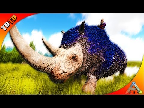 FULLY MUTATED WOOLLY RHINO! ARK RHINO ZOO ENCLOSURE! Ark Survival Evolved Zoo