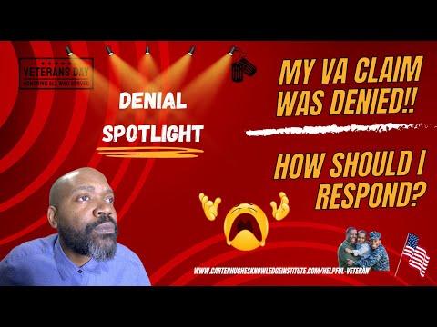 My VA Disability Claim: Quick Analysis of VA Denial
