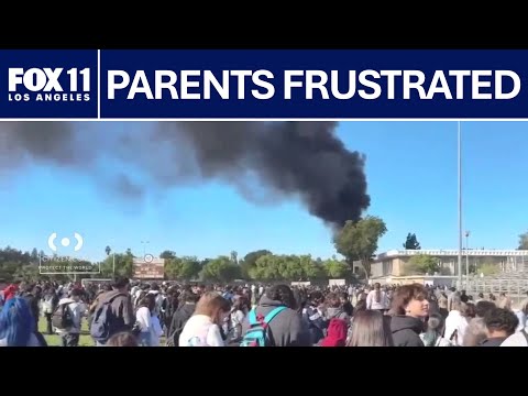 Fire breaks out at Kennedy HS in Granada Hills | FOX 11 LA