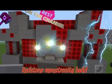 IndigoGem - Building the REDSTONE MONSTROSITY from Minecraft Dungeons (read description)