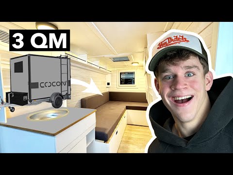 Ich habe einen Anhänger zum Mini-Camper umgebaut! 🏕️ DIY