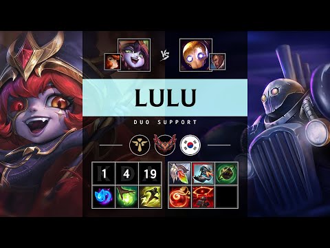 Lulu Support vs Blitzcrank - KR Grandmaster Patch 25.20