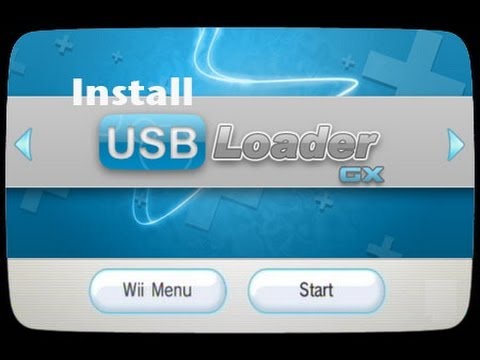 comment installer usb loader gx sur le menu wii