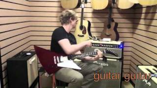 Video thumbnail for Gibson Explorer Demo by Josh Wibaut: Testing123reviews @ Guitar Guitar Birmingham by Josh Wibaut