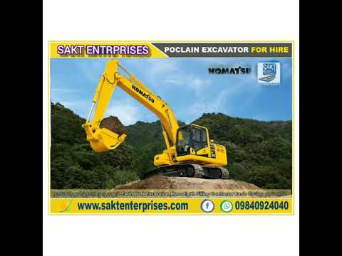 Kobelco excavator rent, maximum bucket capacity: 1.0 cum