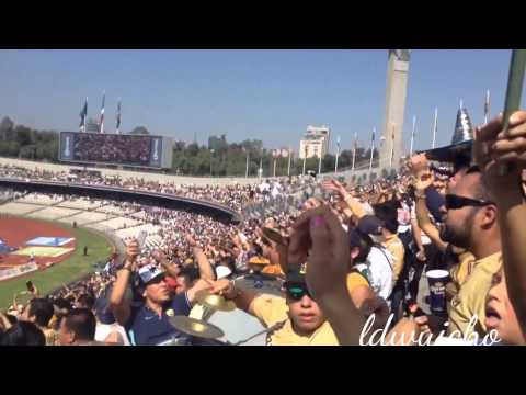 "Telón de la Rebel - Pumas vs Veracruz 2015" Barra: La Rebel &bull; Club: Pumas