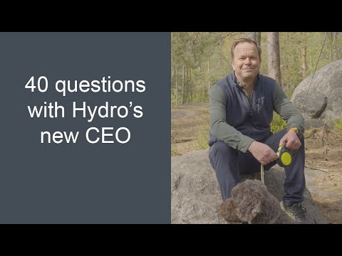 40 questions with Hydro's new CEO - zdjęcie