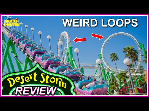 Video review of Desert Storm by Mostly Coasters