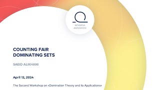 Counting fair dominating sets, Saeid Alikhani