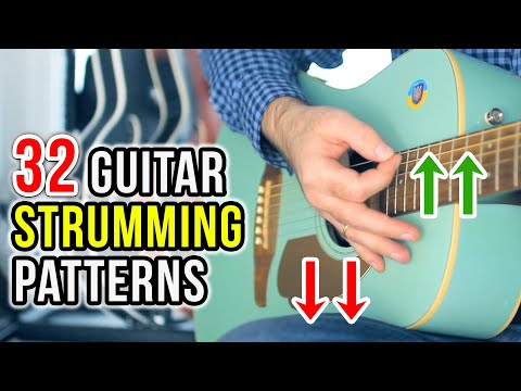 32 Guitar Strumming Patterns – Strum Guitar Lesson