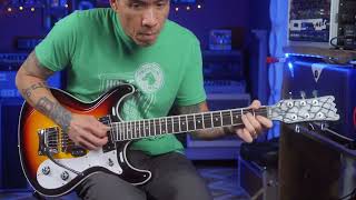 Video thumbnail for Eastwood Sidejack DLX 20th LTD guitar by R.J. Ronquillo