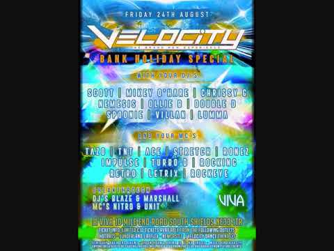 Velocity - 24th August 2018 - Dj Spoonie (Warm Up)