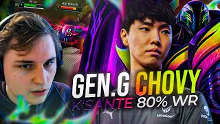 Il TANK la PLANETE! - Pandore Reacts 'How Chovy’s Mid K’Sante has 80% WR in KR Chall'