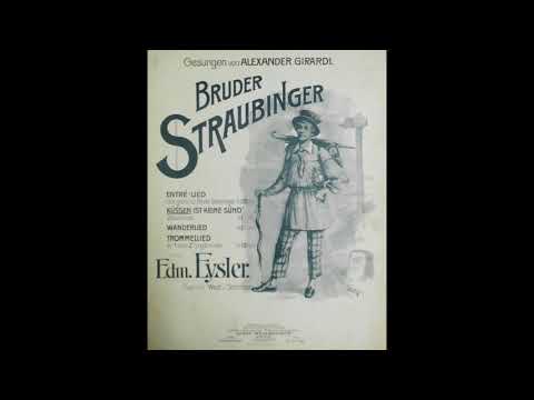 BRUDER STRAUBINGER operetta selections (Edmund Eysler) 1903 : METROSTYLE 68681