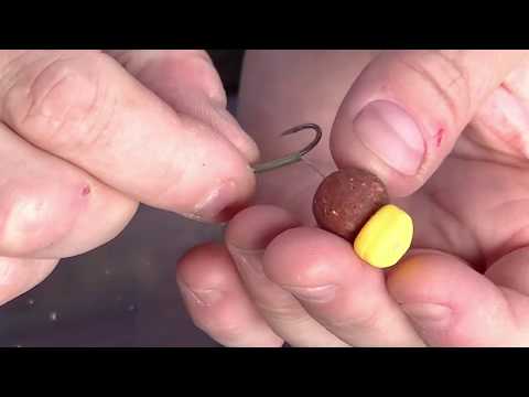 How to use artificial pop up sweetcorn with a boilie snowman style