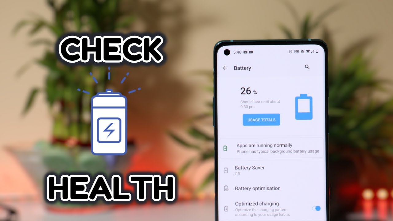 How to check Battery Health of OnePlus Smartphones