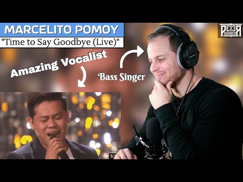 Bass Singer FIRST-TIME REACTION & ANALYSIS - Marcelito Pomoy | Time To Say Goodbye (AGT)