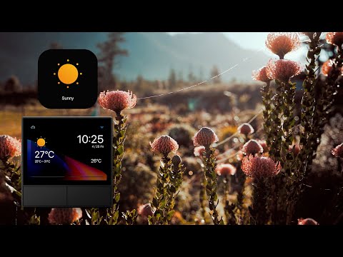 SONOFF NSPanel Smart Scene Wall Switch - Track the Real-time Weather