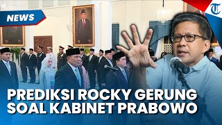 Terbukti! Prediksi Rocky Gerung soal Reshuffle Kabinet, Sebut Prabowo Cicil Jarak dengan Jokowi