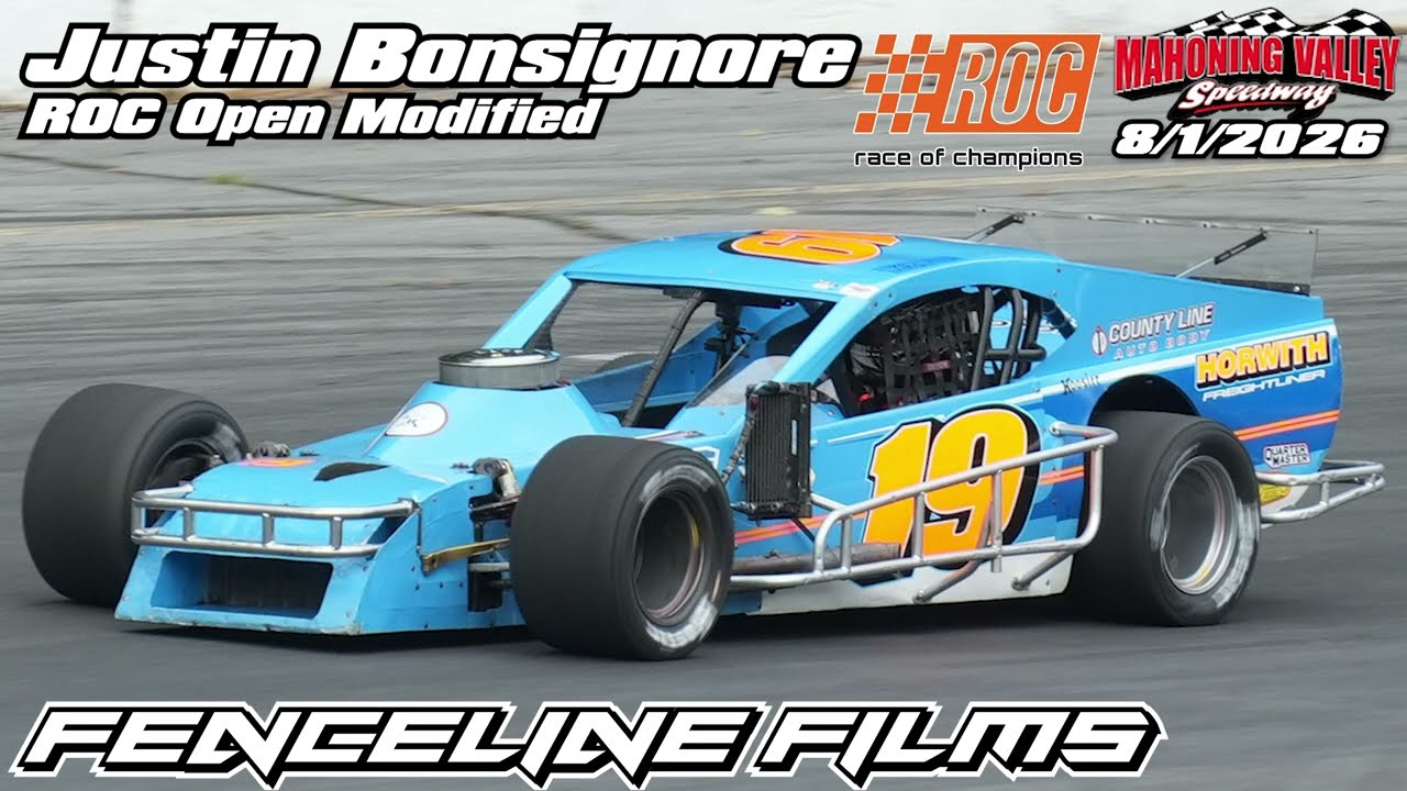 Justin Bonsignore at the Mahoning Valley Speedway Showdown 2026