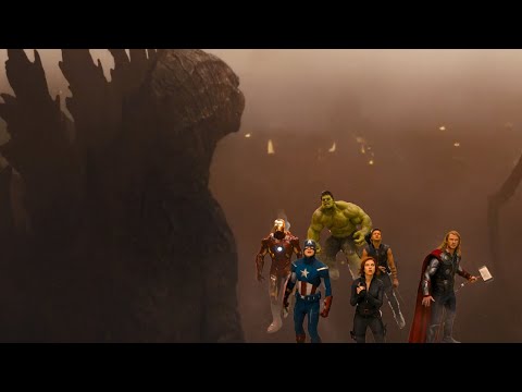 If Godzilla came for the Avengers in 2012