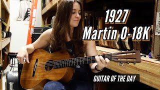 Video thumbnail for 1927 Martin O-18K | Guitar of the Day - Angela Petrilli by Normans Rare Guitars