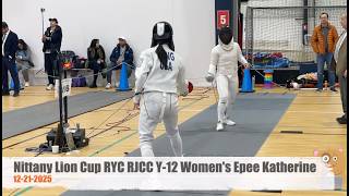Nittany Lion Cup RYC RJCC Y-12 Women's Epee Fencing Tournament Katherine