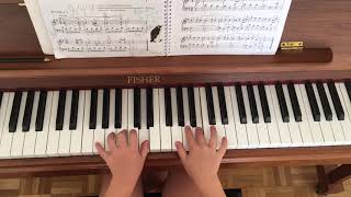 Étude 2, Charle Hervé, première année de piano.