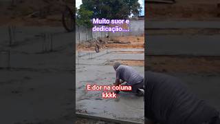 Enfim chegou no ponto de laje....#construindoumsonho #construção #obra #construction