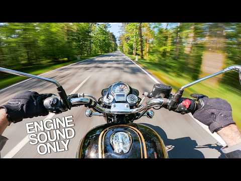 SO SATISFYING! Royal Enfield Bullet 350 sound & quick review [RAW Onboard]