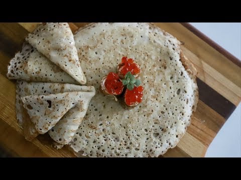 Yogurt Crepes and Caviar - Holiday Appetizer - Heghineh Cooking Show