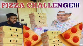 10 MINUTE PIZZA CHALLENGE!!