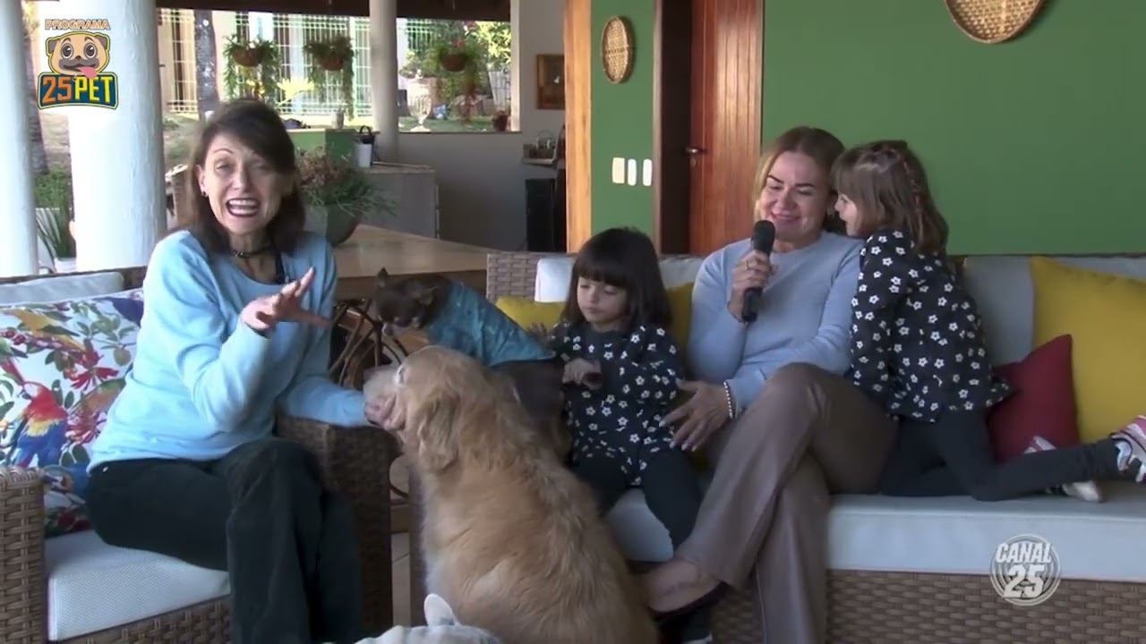 Programa 25PET: Crianças e Pets, Uma Relação de Amor e Cuidado! Com Gilvera Rondi, Maria e Antonia