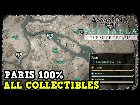 Assassin's Creed Valhalla Paris All Collectibles The Siege of Paris (Wealth Mysteries Artifacts)