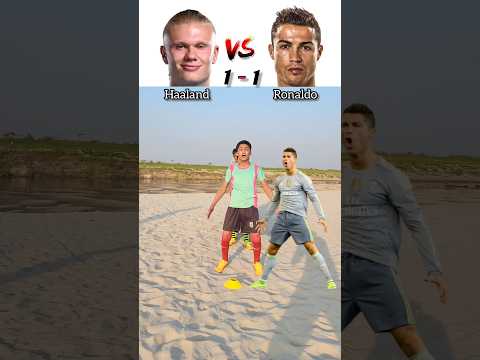 Ronaldo vs Haaland fans 🤔 #shorts #football #fans #youtube #trending #viralvideo #ronaldo #haaland