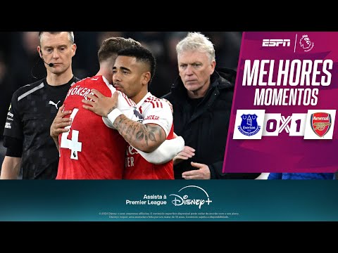 Gols e lances de Everton x Arsenal