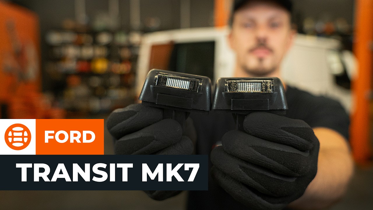 Comment changer un éclairage de plaque d’immatriculation sur une Ford Transit Mk7 van : guide de remplacement