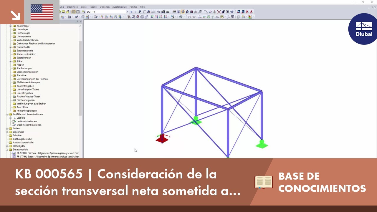 KB 000565 | Consideración de la sección transversal neta sometida a tracción según UNE-EN 1993-1-1