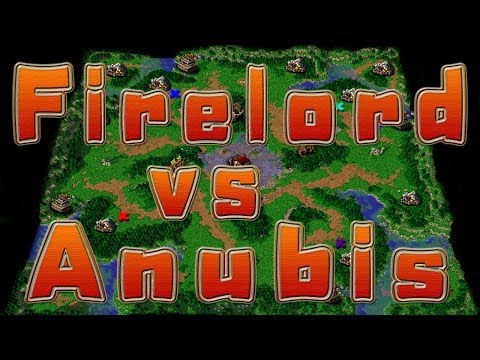 Warcraft 3 - (H) Firelord vs Anubis (U)