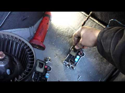 How to test a w 203 blower resistor